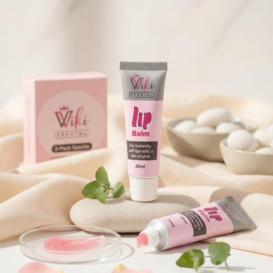 VickyGlow Lip Balm in Natural Setting